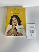 Front cover of Bossypants hardcover book