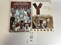 Front covers of both graphic novels side by side