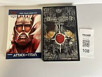 Cover of both manga books side by side