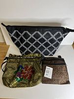 All three bags front view