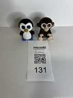 front view of both Ty Mini Boos figures