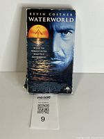 Front cover of Waterworld VHS sleeve with Kevin Costner image