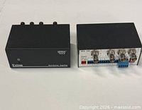 Internal module and metal enclosure side by side displaying overall contents