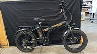 Right side full view of Hitway BK11M folding electric bike