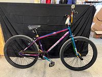 Full left-side view of bicycle