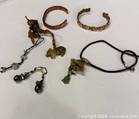 Entire lot showing bracelets, necklaces and earrings