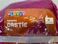 Front of packaged Play22 Princess Castle play tent showing brand and product label