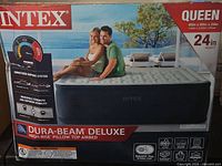 Box front showing product name, image, pump and feature icons