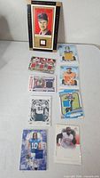 Group shot showing all eight patch cards laid out