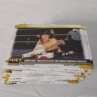 Front card shows Cameron Grimes earning North American Championship ladder shot dated August 12 2020