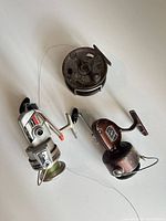 All three vintage fishing reels overview
