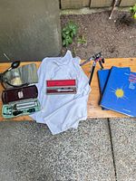 Overall lot layout showing all items together