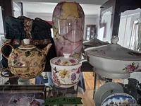 group view of all four items on display shelf