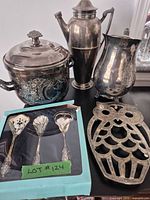 Group shot showing all seven items