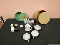 Overview of all items on tabletop