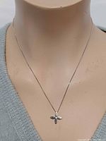 Necklace on mannequin full front view
