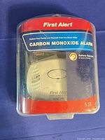 Sealed First Alert carbon monoxide alarm