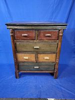 Front view of chest with drawers closed