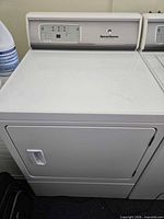 Full view of Speed Queen dryer front