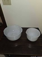 Both bowls side-by-side for size comparison