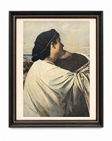 Front view of framed print showing full artwork and frame detail