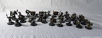 Group shot of all miniatures lined up