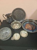 Group shot of all seven serveware pieces