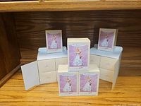 Stacked boxes showing product fronts