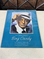 Front cover showing Bing Crosby portrait and tournament details