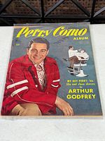 Front cover of Perry Como Album magazine with 15¢ price and Dell logo