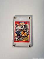 Front of O.J. Simpson Pro Set card in acrylic case