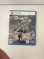 Front of PS5 Demon's Souls case