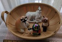 All items grouped in basket