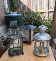 Group shot showing all three lanterns