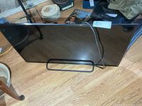 Front view of Element 40-inch TV on stand