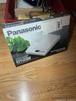 Front of retail box showing Panasonic Auto-Logic answering system model KX-T1451MB