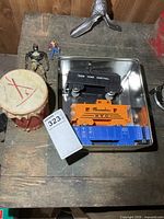 Overview of all items on table