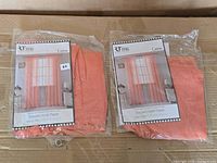Both sealed packages of RT 1916 Celine Elegant Voile Panels displayed on box
