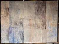 Full frontal view of entire abstract canvas