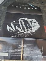 Folded one-sheet poster for film The Hand, full view