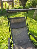 front view of zero gravity lounge chair upright