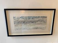 Framed David Brown "Bruce Ridge" signed print front view