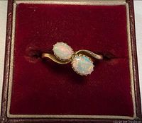 Ring in box showing overall design