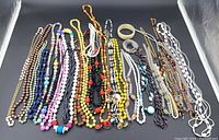 Full grouping of all necklaces, bracelets, earrings and bangle