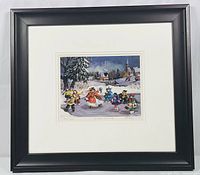 Full view of framed Pauline Paquin print