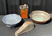 Group shot of all four metal items