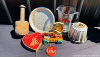 Group shot of all items on table