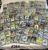 Overview of all Force of Will cards laid out on table