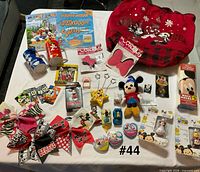 Overview of entire assortment on table