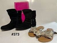 Boots and sandals together